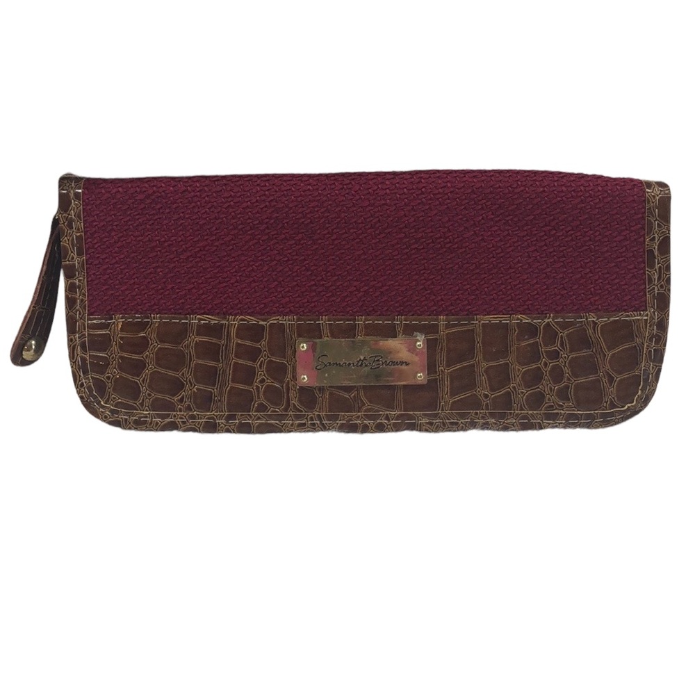 Samantha Brown ID/ Passport Wallet Red